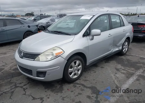 2008 Nissan Versa 1.8Sl из США, поврежденный, VIN 3N1BC11E18L443761